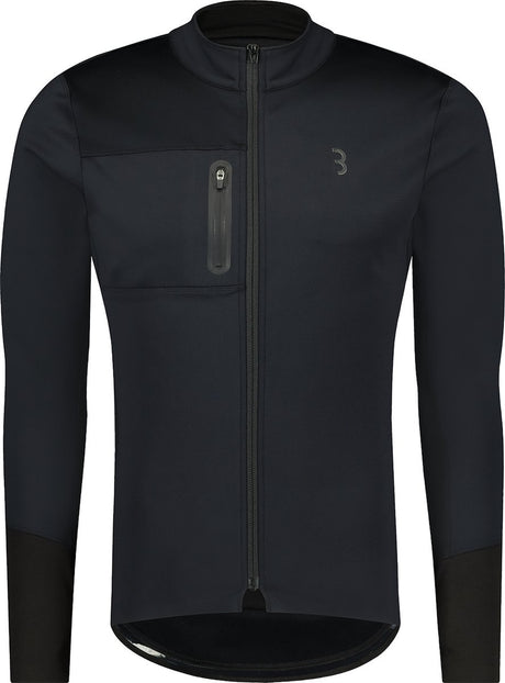 Bbb cycling coldguard fietsjack - winterjas - winddicht en waterafstotend - racefiets kleding - zwart - maat s - bbw-456