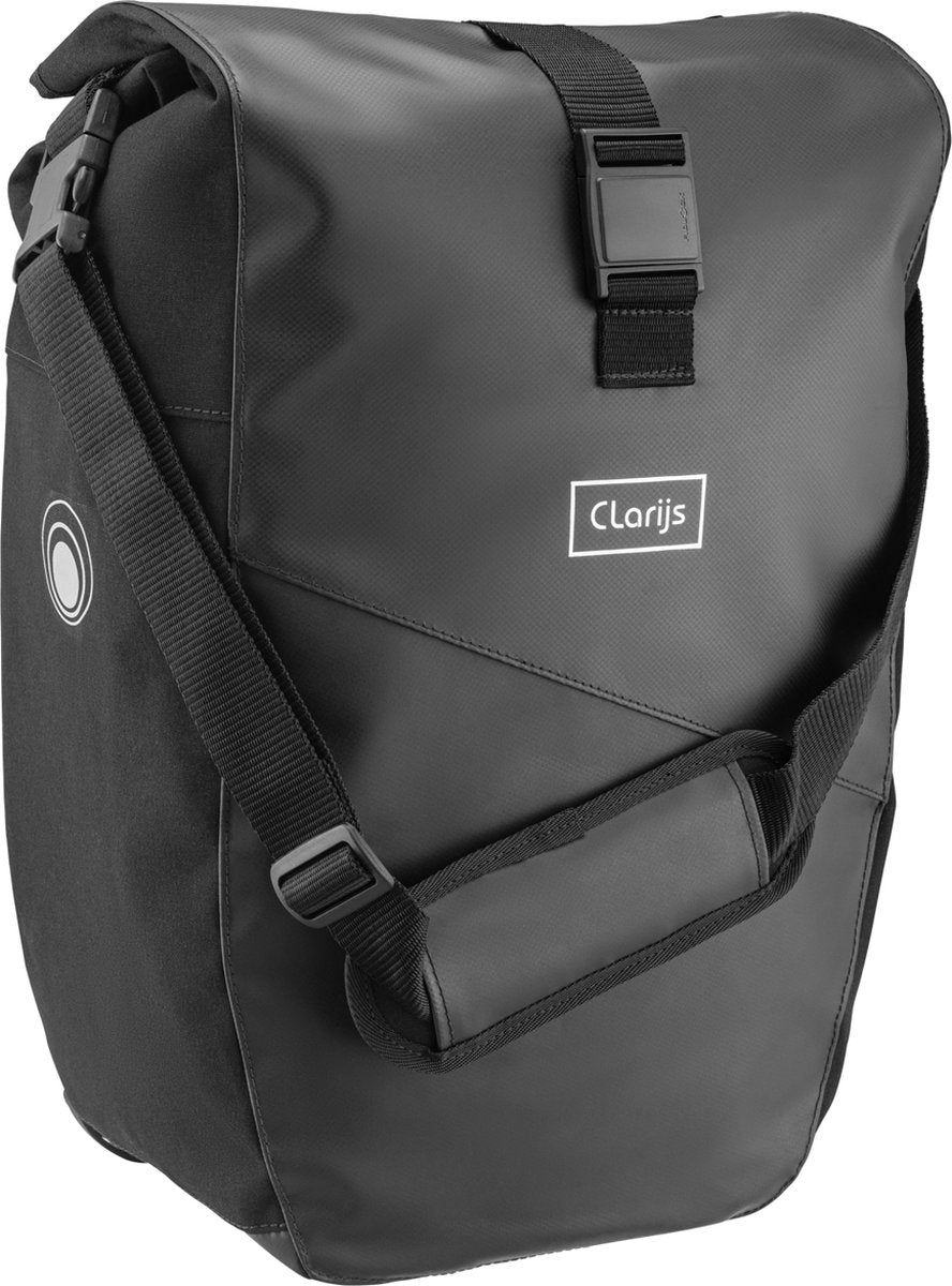 Clarijs Fahrradbeutel Solobag 24L Schwarzes Rood