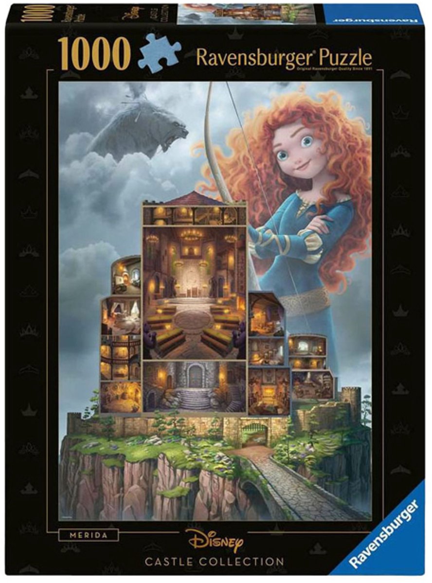 Ravensburger Jigsaw Puzzle Disney Castles Merida, 1000st.