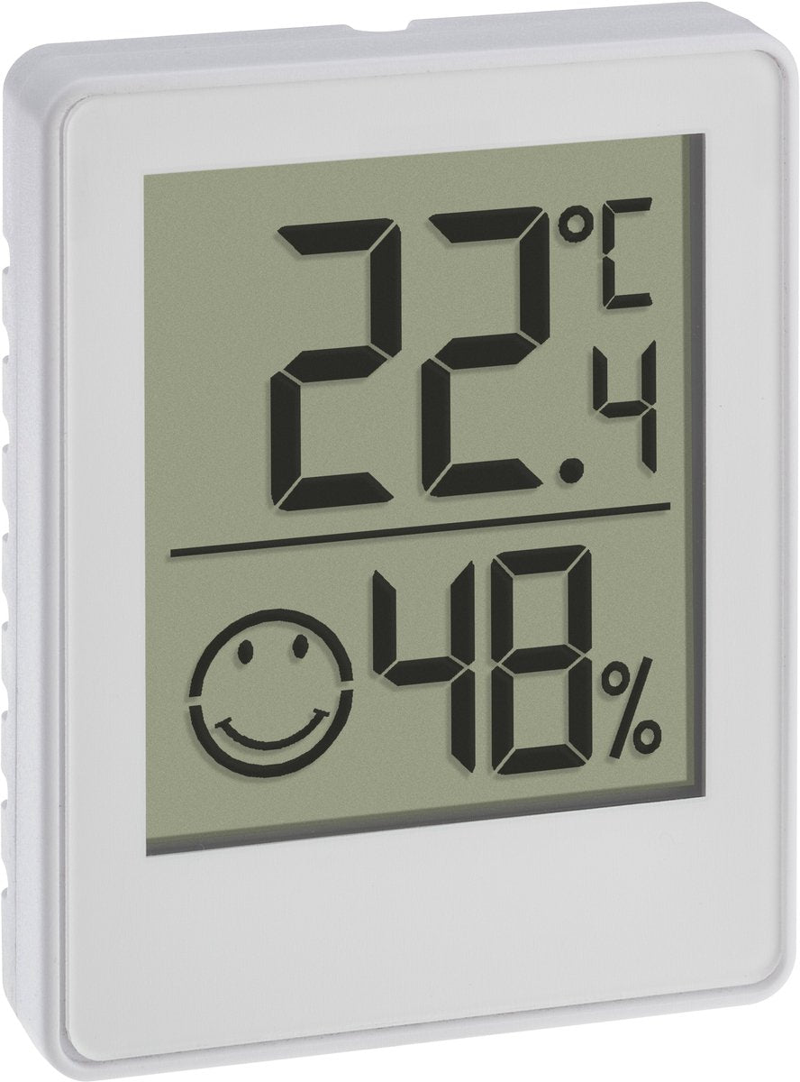 TFA Dostmann Digitals Thermo-Hygrometer Thermo- und Hygrometer weiß