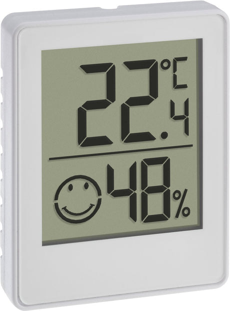 TFA Dostmann Digitals Thermo-Hygrometer Thermo- und Hygrometer weiß