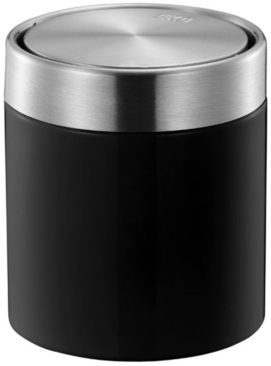 Eko Tischabfalleimer Fandy 1,5l - schwarz | 2 Stk