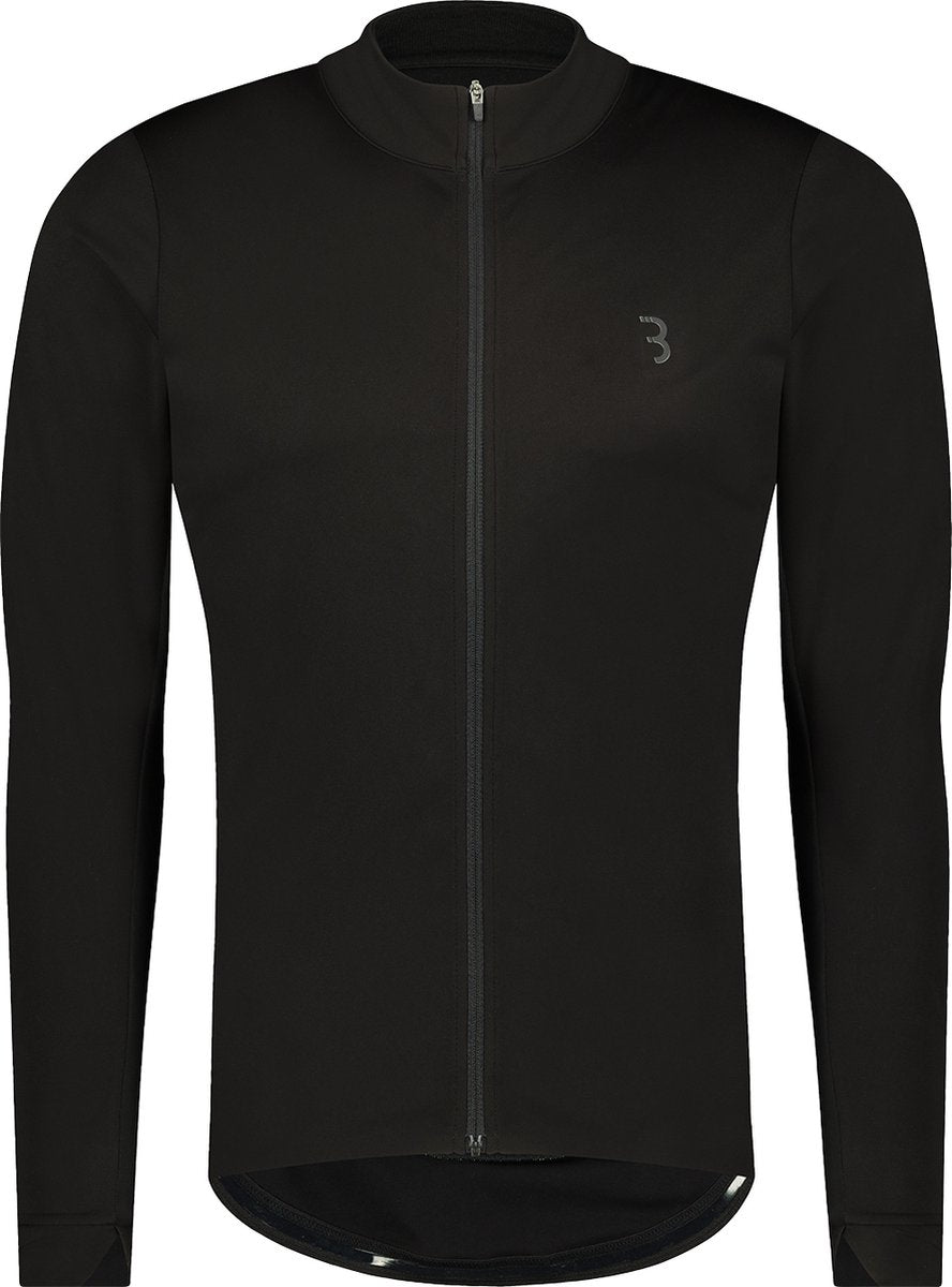 Bbb cycling triguard 3.0 fietsjas heren - drie-seizoenen wielren fietsjack heren - waterafstotend windjack - zwart - maat xxxl - bbw-452