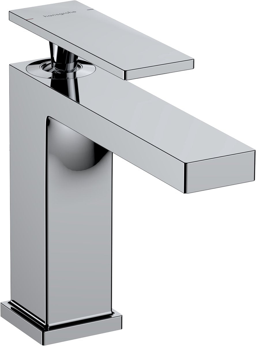 Hansgrohe tecturis e – Waschtischarmatur – Einhebelbedienung – ohne Ablaufgarnitur – Größe 110 mm – Chrom