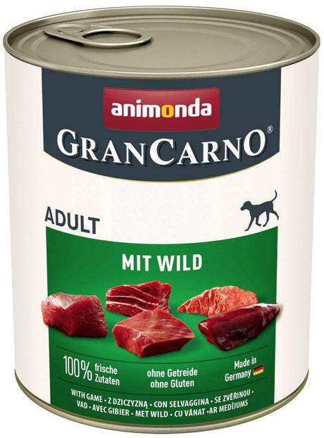 Animonda Grancarno Erwachsener 1x800g - mit Wild