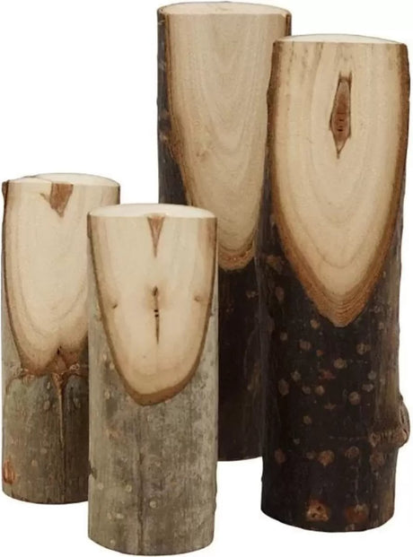 Kreativunternehmen https: www.cchobby.nl Decorative-tree-trunk-h-8-12-cm-d-2-5-3-5-cm-4-piece-1-box