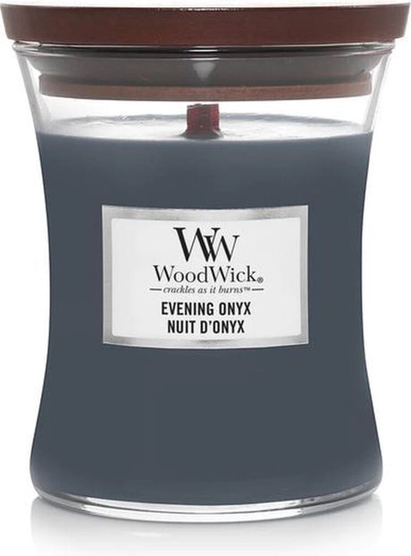 Mittlere Kerze von Woodwick – Abend-Onyx