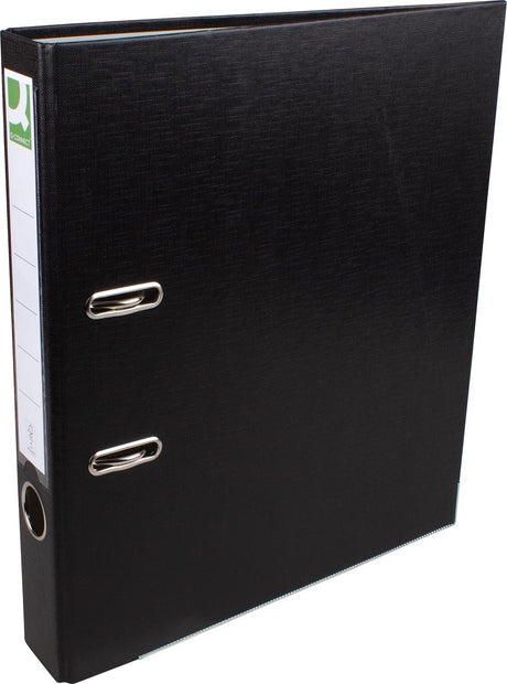 Q-Connect-Ordner, für ft A4, aus PP und Papier, mit Schutzkante, Rücken 5 cm, schwarz