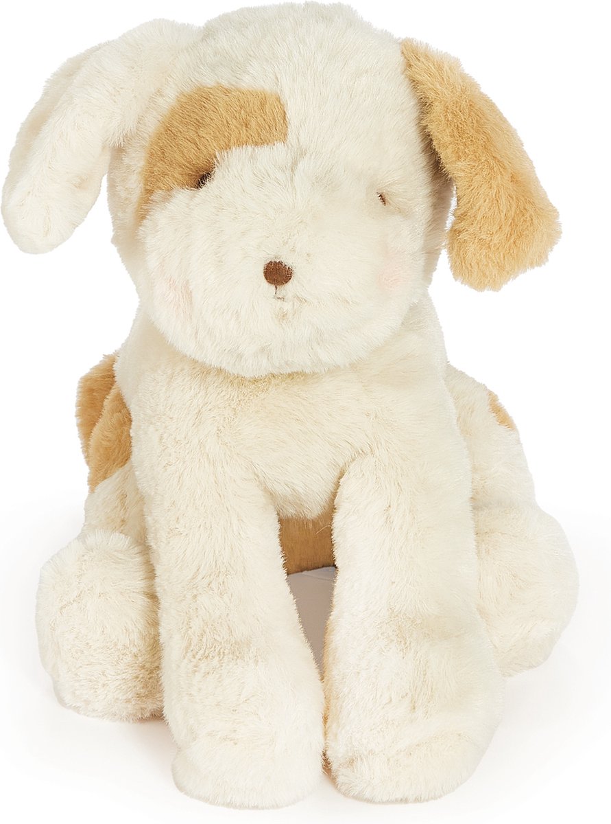 Bunnies by the Bay Skipit the Dog Kuscheltier – Stofftier – gestickte Details – 30 cm – Beige