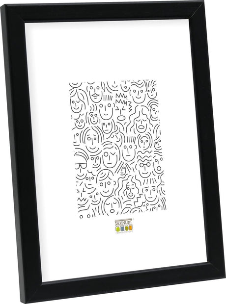 Deknudt Frames Fotorahmen S41JL2 – Schwarz – Holz – Foto A4: 21 x 29,7 cm