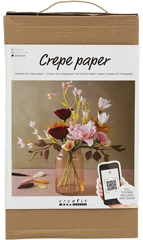 Kreativfirma Hobbyset Crepe Paper Flowers Bouquet