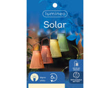 Lumineo Solarlaterne Kunststoff H18,5cm