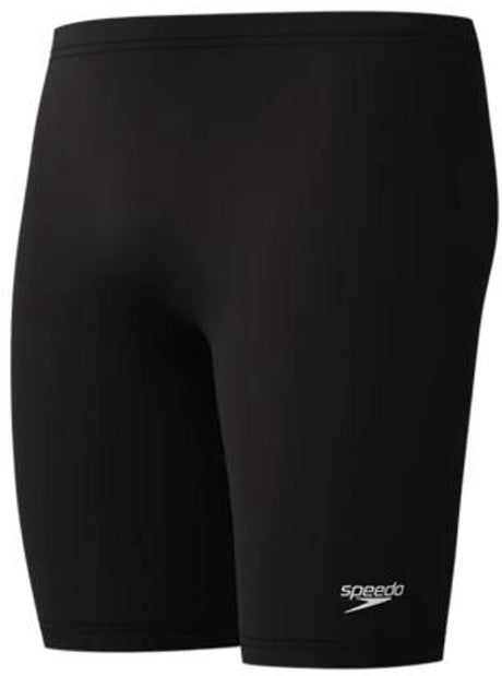 Speedo Endurance+ Logo Jammer Herren-Sportbadehose – Schwarz und Weiß