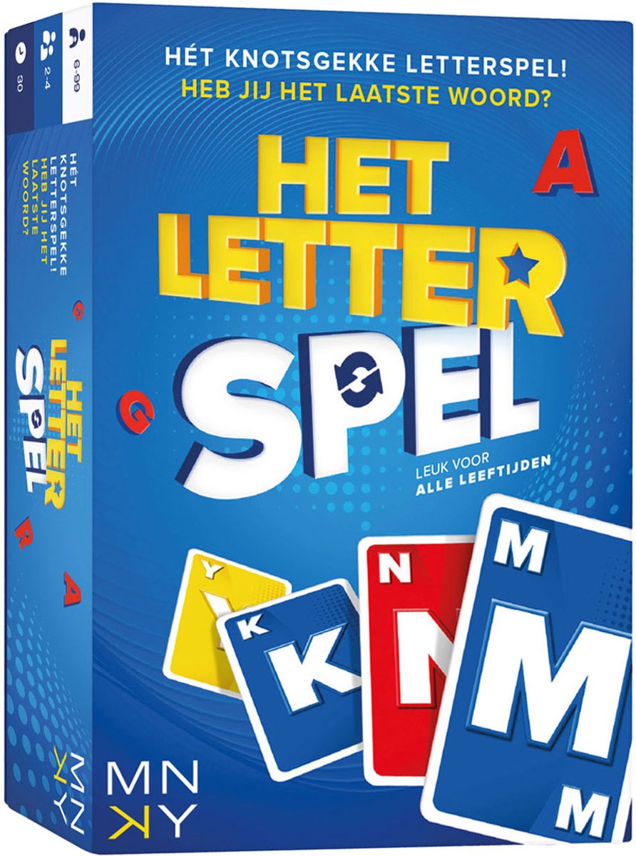 Rebo Publishers Mnky – Buchstabenspiel-Kartenspiel