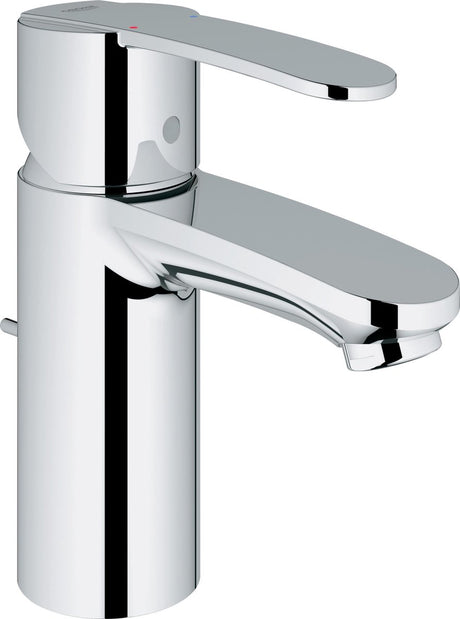 Grohe Wave Cosmopolitan Waschtischmischer – kleine Größe – mit Ablaufgarnitur – wassersparend