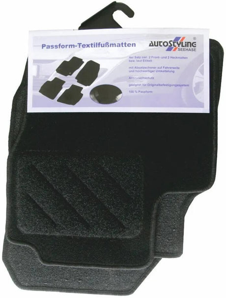 Autostyling Seehase Seehase Fußmatte Passform Textil Fußmatte Seehase, VW Caddy 2020-