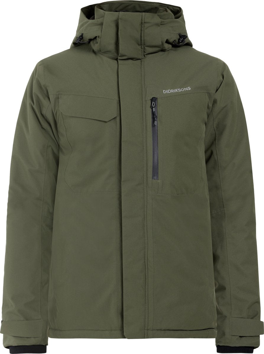 Didriksons Stefan USX JKT Herren-Outdoorjacke – Dunkelgrün