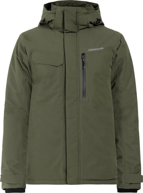 Didriksons Stefan USX JKT Herren-Outdoorjacke – Dunkelgrün