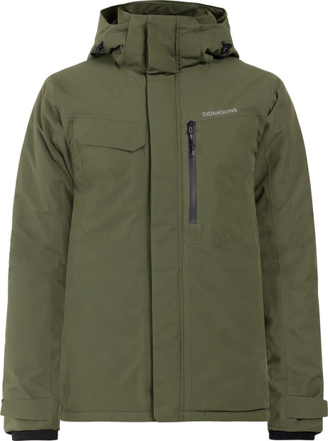 Didriksons Stefan USX JKT Herren-Outdoorjacke – Dunkelgrün