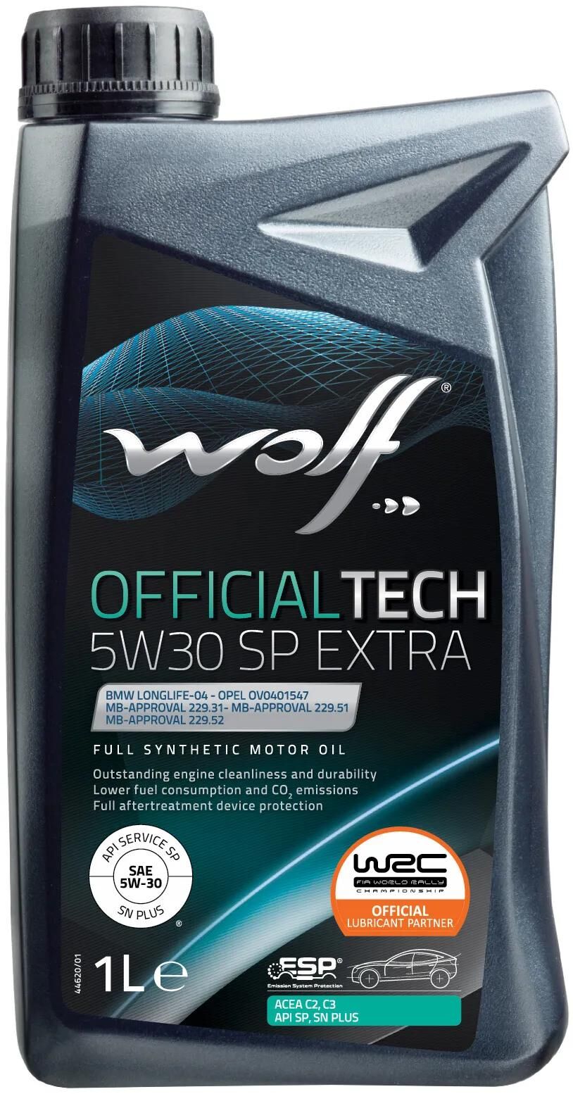 Wolf Motoröl, OfficialTech SP-Extra. Motoröl 5w30 1l Off.Tech SP Extra