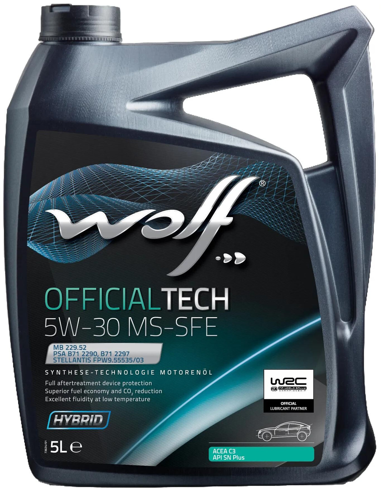 Wolf Motoröl, OfficialTech MS-SFE. Motoröl 5w30 5l Off.Tech MS-SFE