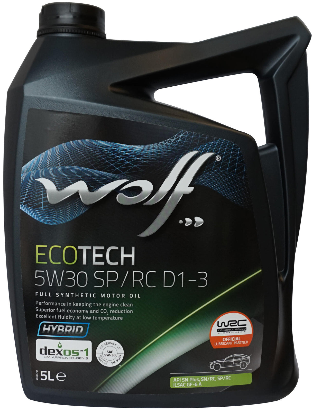 Wolf Motoröl Ecotech SP RC D1-3. Motoröl 5w30 5l Ecotech SP RC D1-3
