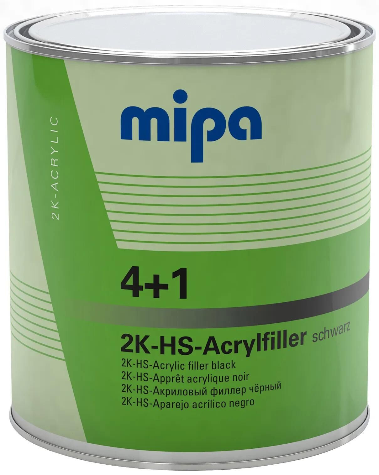 Mipa Acrylfüller 4+1 HS 4+1 Acrylfilter HS 3l schwarz