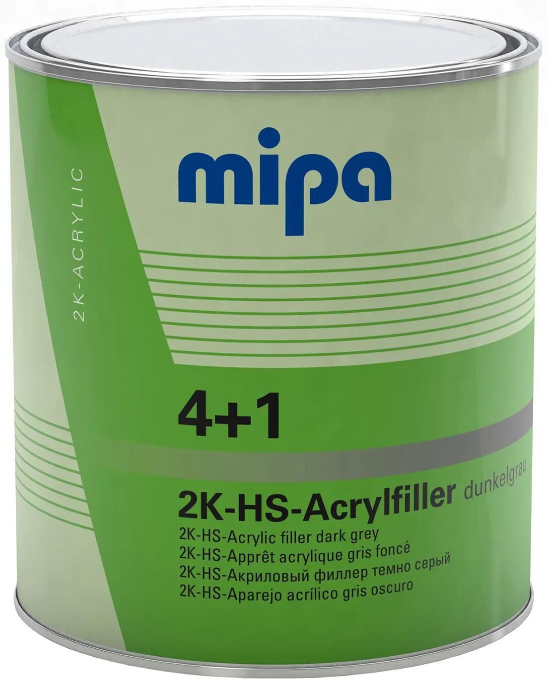 Mipa Acrylfüller 4+1 HS 4+1 Acrylfilter HS 3l dunkelgrau