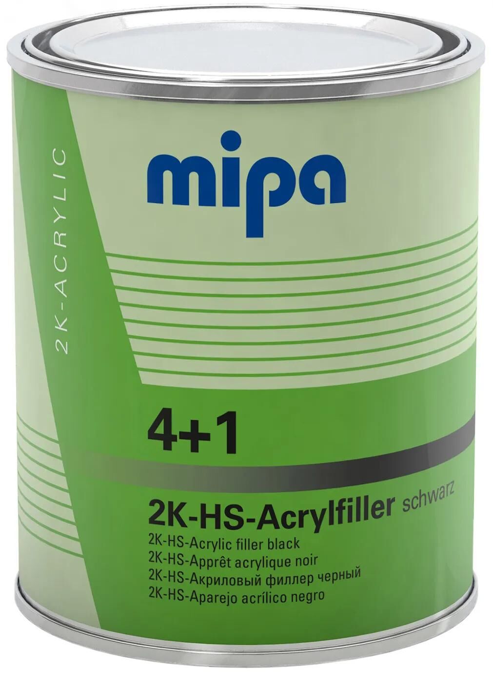 Mipa Acrylfüller 4+1 HS 4+1 Acrylfilter HS 1l schwarz