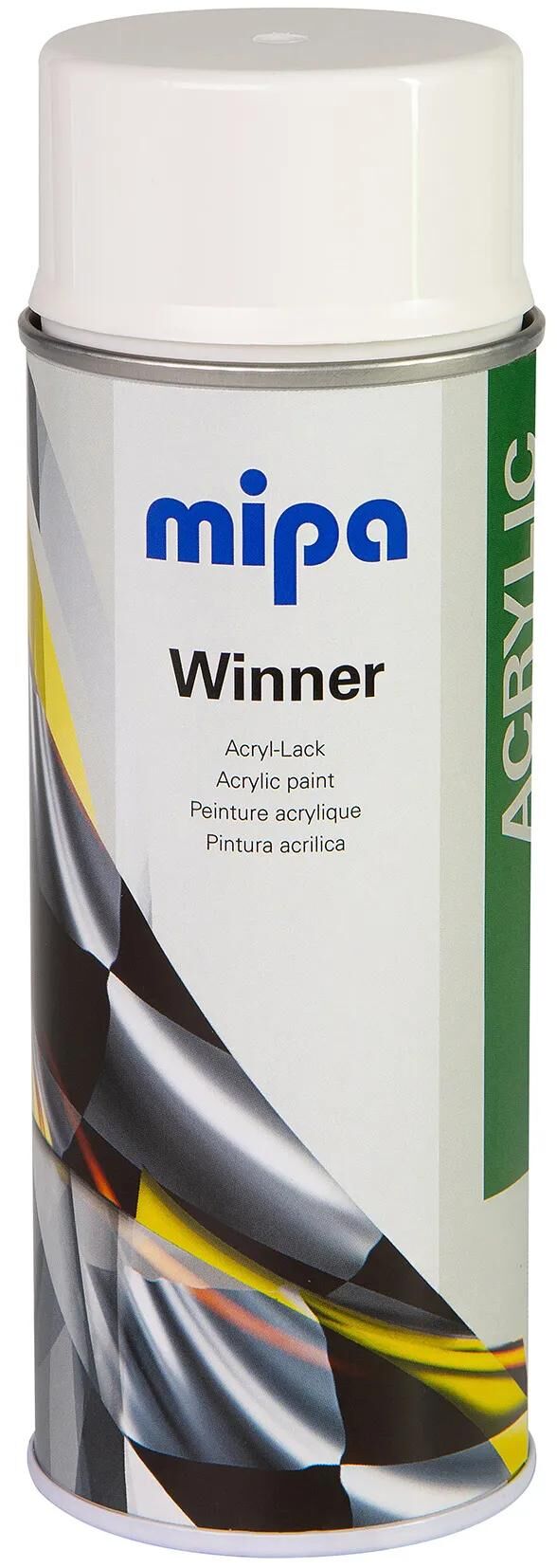 Mipa Autolack Gewinner Acryllack Weiß Glanz 400 ml