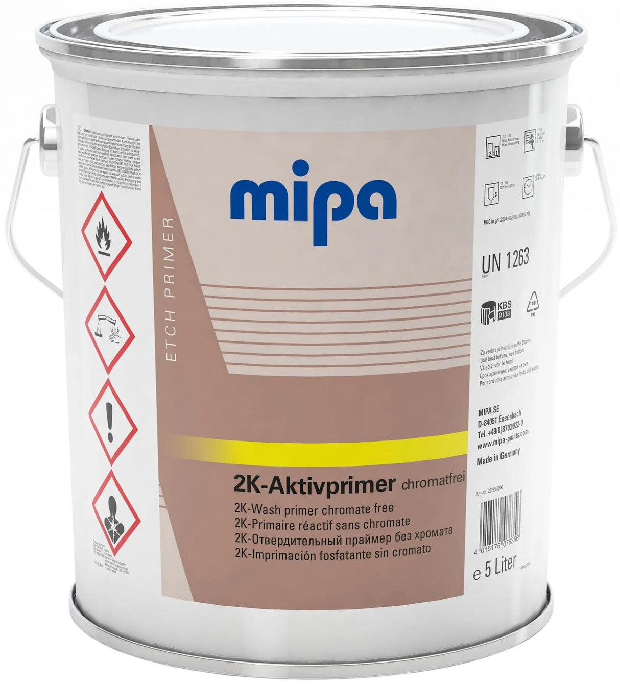 Mipa Grundierung Aktivgrundierung Aktivgrundierung 5l 2K-Waschgrundierung