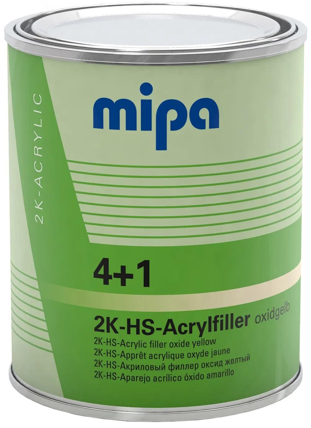 Mipa Acrylfüller 4+1 hs 4+1 Acrylfilter hs 1l oxidgelb
