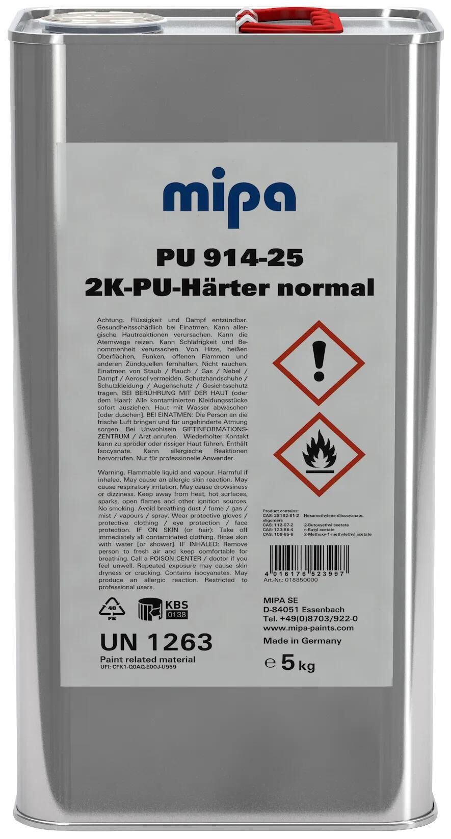 Mipa Härter PU 914-25 Härter PU914-25 5ltr.