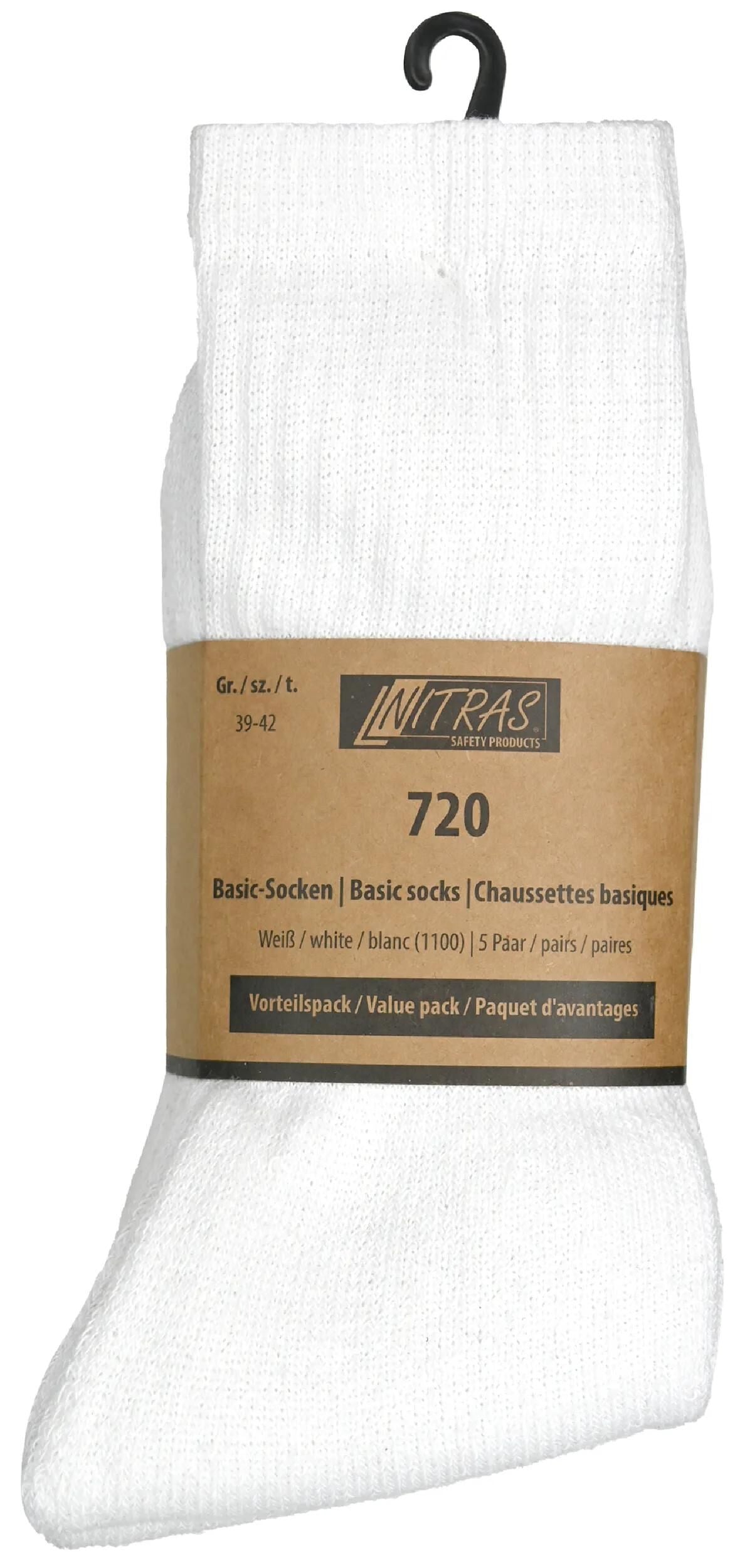 Nitras Safety Nitras Socken Basic Basic-Socken We Gr.39-42 Nitras 1er Pack mit 5 Paar