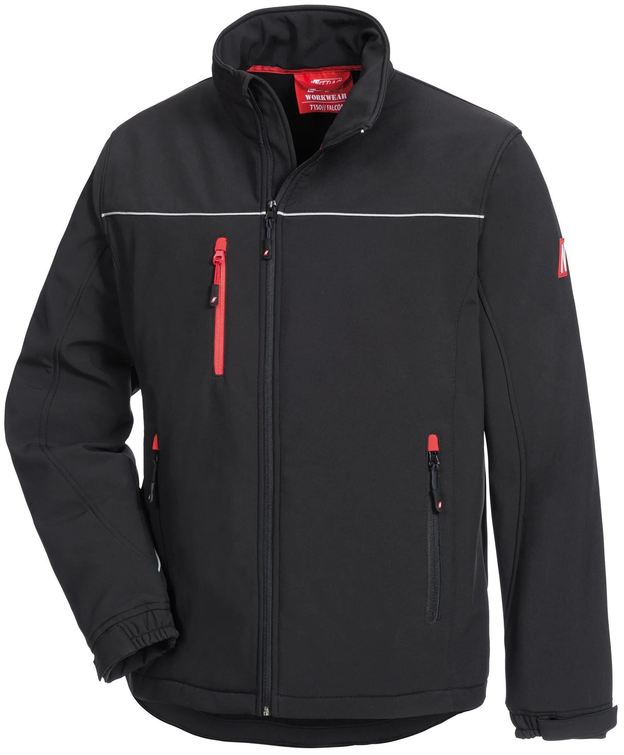 Nitras Safety Nitras Softshelljacke Motion Tex Light Softshelljacke Gr. XL Motion Tex hellschwarz