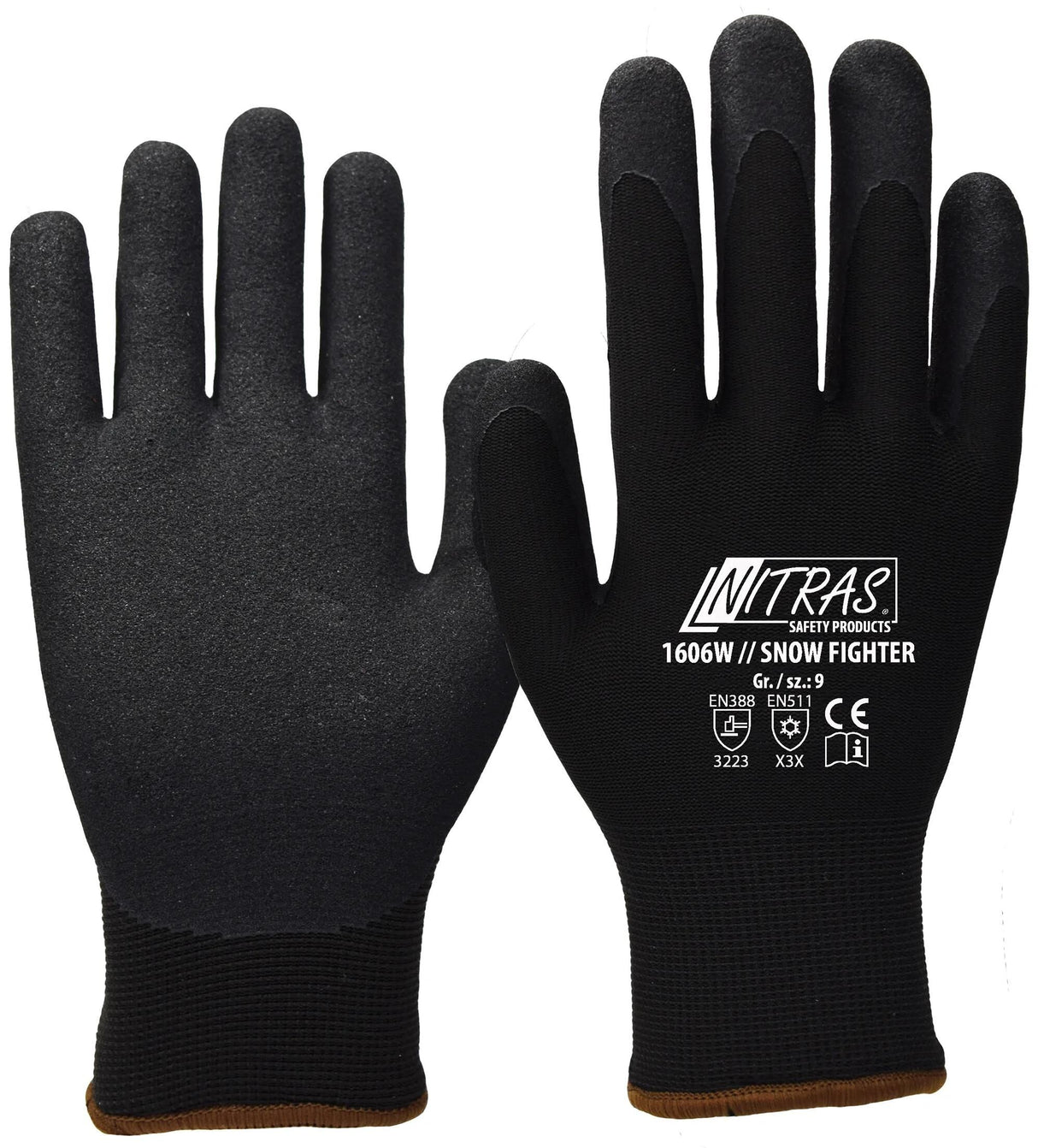 Nitras Safety Nitras Winterhandschuh Snow Fighter Winterhandschuh Größe 11 Schwarz Snow Fighter