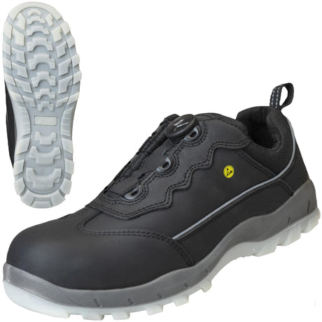 Nitras Safety Nitras Halbschuh Sport Step Fit Sicherheitsschuhe Gr. 45 Sport-Stufen-Passform