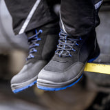 Nitras Sicherheitsstiefel Nitras Solid Step Mid Sicherheitsstiefel Gr. 40 feste Stufen mittelblau