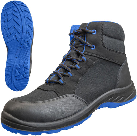 Nitras Sicherheitsstiefel Nitras Solid Step Mid Sicherheitsstiefel Gr. 46 feste Stufe mittelblau