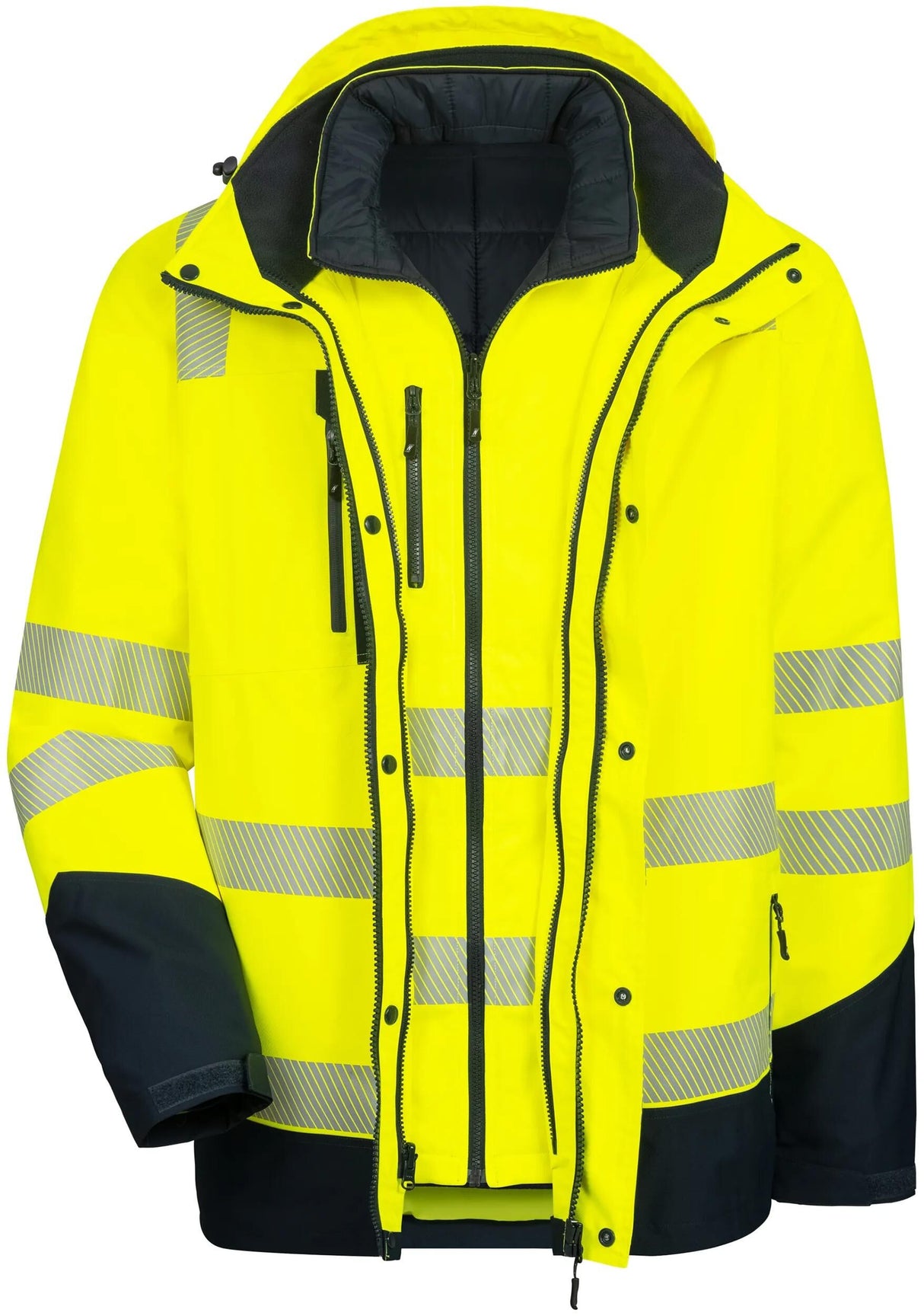 Nitras Sicherheits-Fluoreszenzjacke Motion Tex Viz Plus von Jacken Gr. XL Nitras Motion Tex Viz