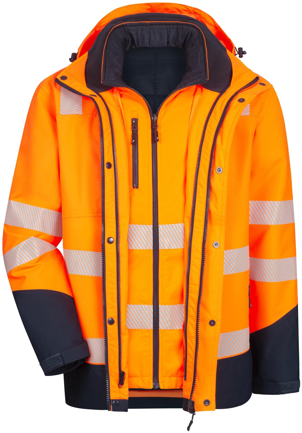 Nitras Sicherheits-Fluoreszenzjacke Motion Tex Viz Plus von Jacken Gr. xxl Nitras Motion Tex nämlich