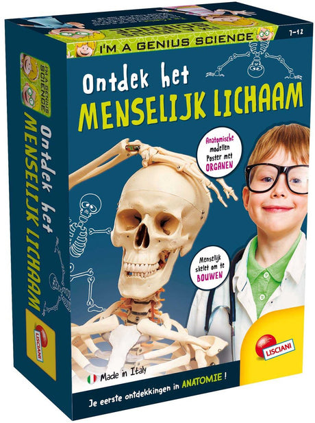Lisciani, ich bin ein Genie im Taschenformat – entdecke den menschlichen Körper