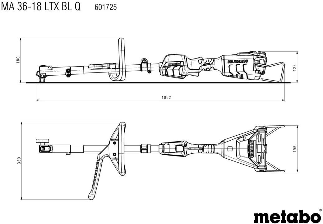 Metabo Multifunktionsantrieb MA 36-18 LTX BL Q aus Akku Multifunktionsantrieb D MA 36-18 LTX BL Q