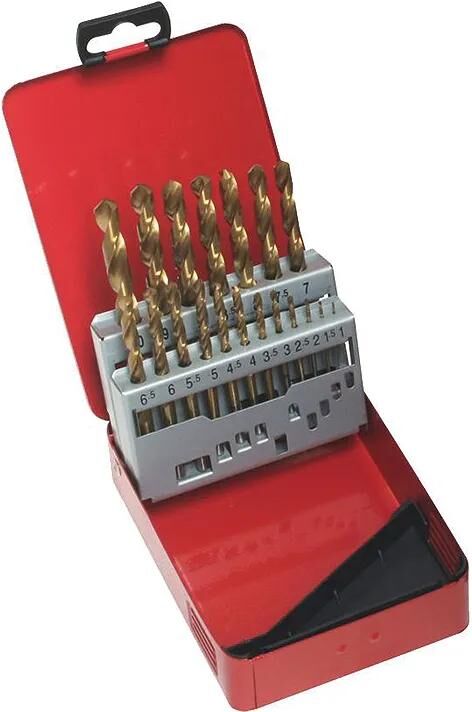 Pro Spiralbohrer-Set Bohrer-Set HSS-Titan Fiset 1,0-10,0