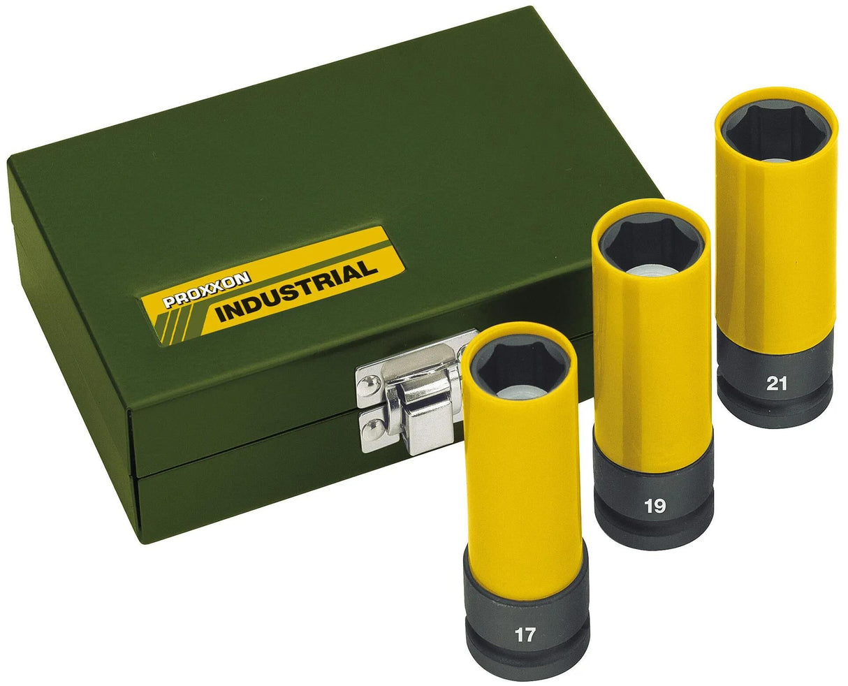 Proxxon Radmuttern-Steckschlüssel Schlagradmuttern-Satz 1 2 (17,19,21mm)