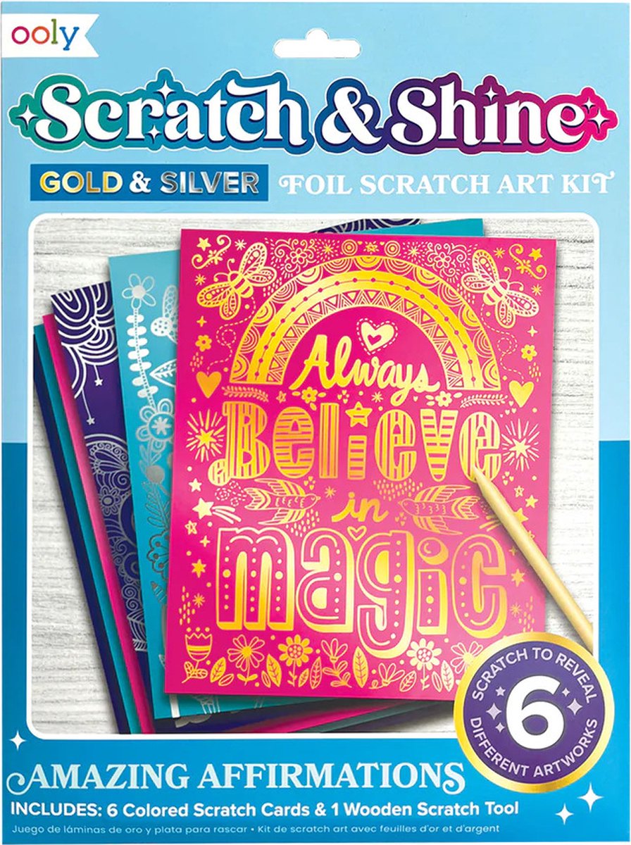 Ooly - scratch shine - amazing affirmations