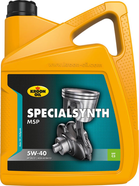 Kroon-Oil Specialsynth MSP – 5W-40 Motoröl – Acea C3 – 5 Liter – synthetisch