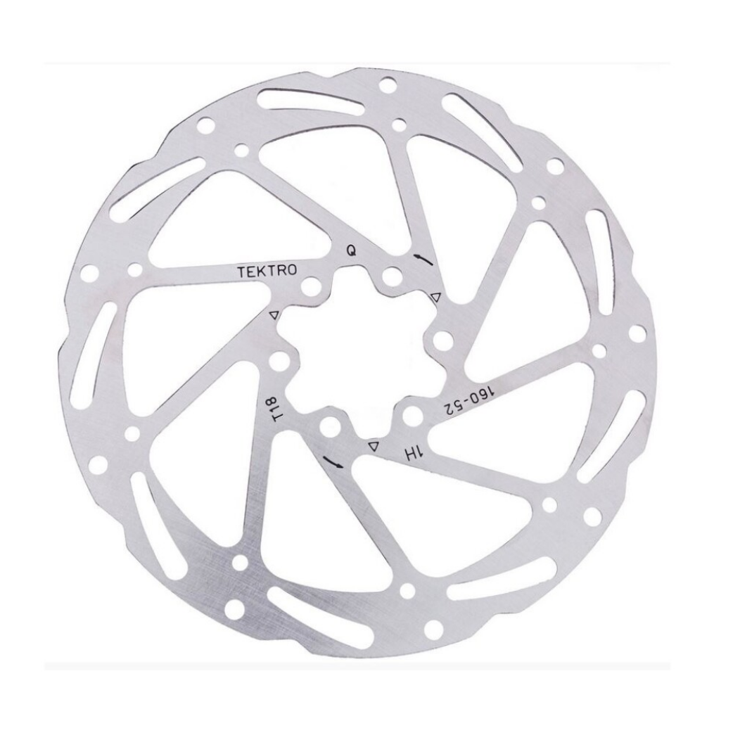 KT TR180-52 Bromsskivrotor Ø180mm 1,85 mm 6-punktsilver