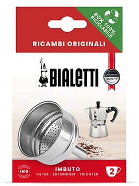 Bialetti Blister-Trichterfilter 2t neu Moka Dama Elettrika Rainbow Mini Exp al