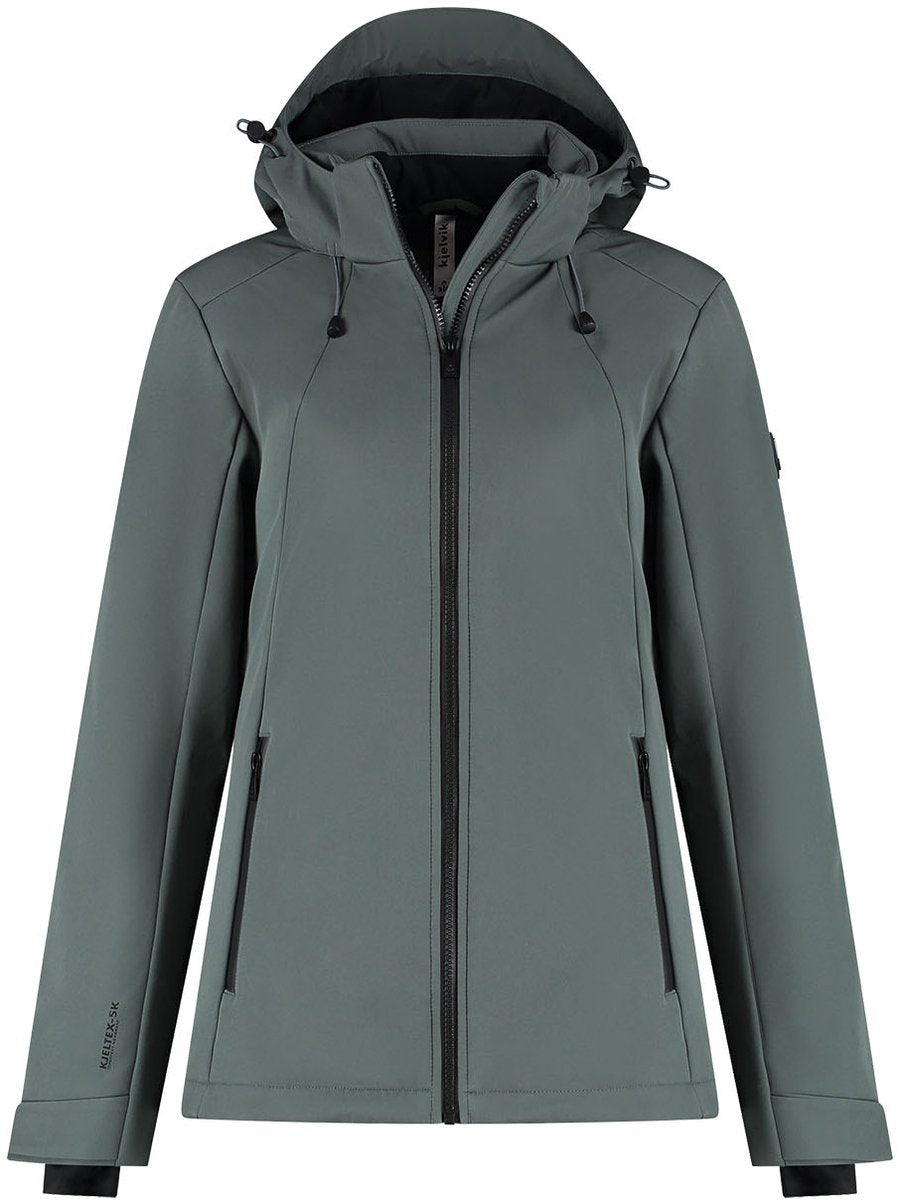 Kjelvik karlijn xg dames outdoorjas - green